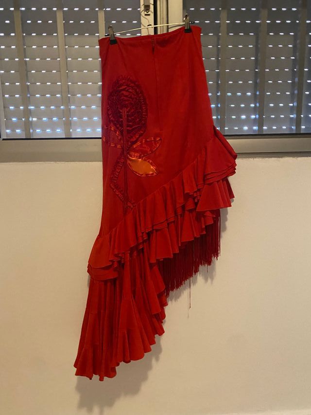 Falda flamenca de vestir