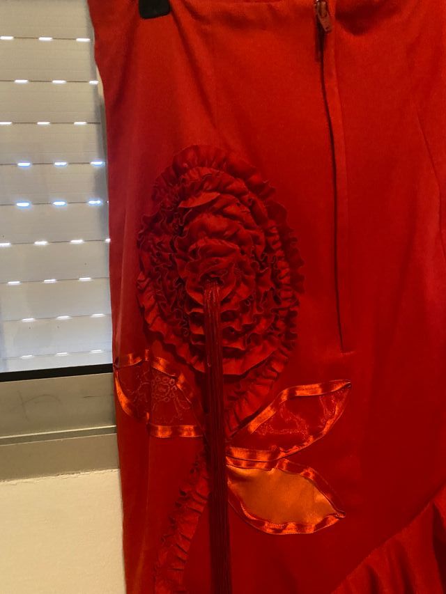 Falda flamenca de vestir