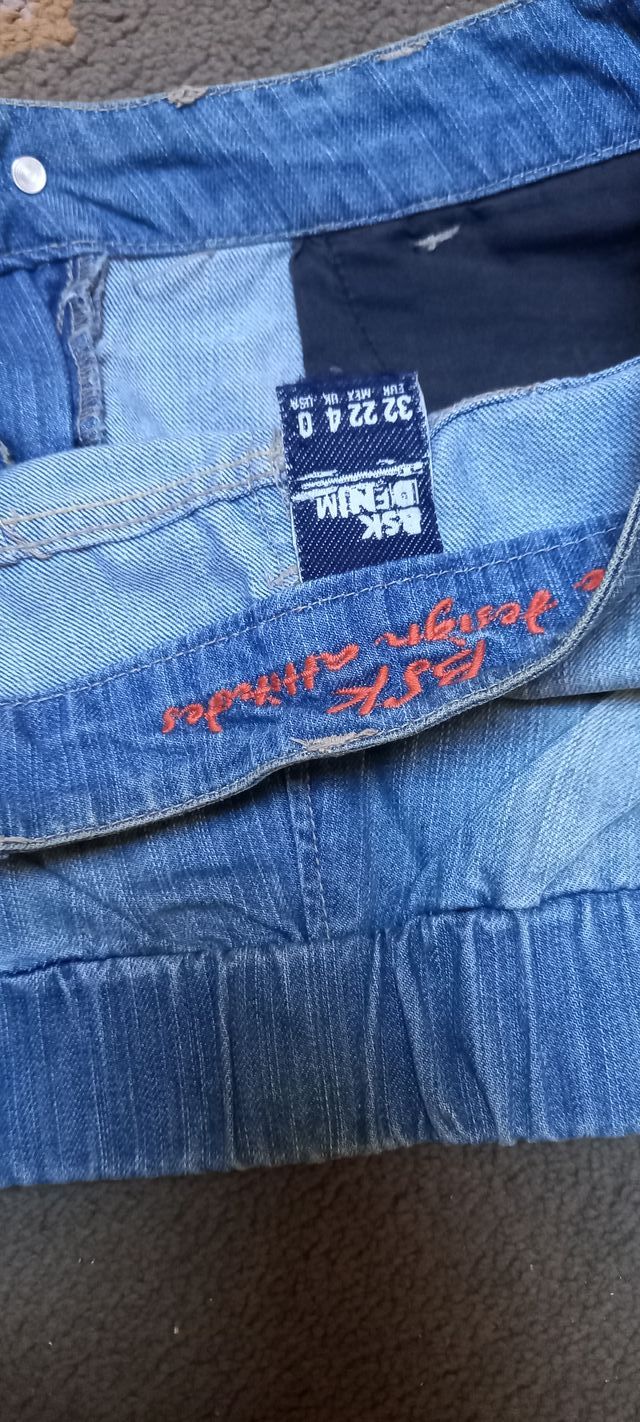 Minifalda vaquera talla 32 de Bershka