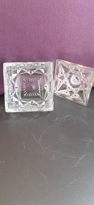 AZUCARERO ANTIGUO DE CRISTAL.