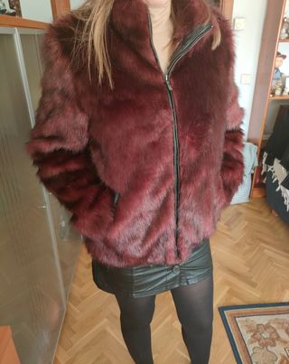 chaqueta pelo sintético 