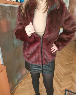 chaqueta pelo sintético 