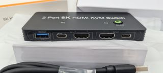 | NUEVO | Switch HDMI 2 monitores 4K@30Hz, HDMI1.4