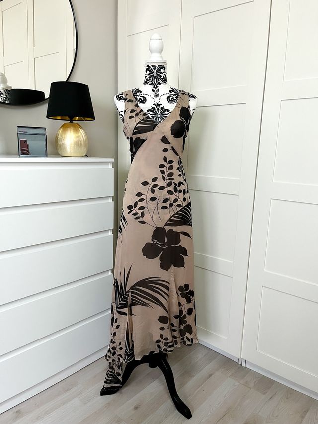 Vestido seda 100% de Episode Talla L