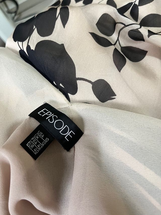 Vestido seda 100% de Episode Talla L