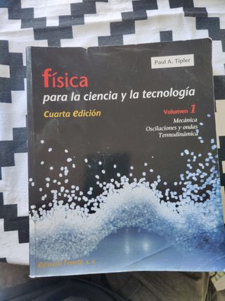 Libro Física TIPLER. VOLUMEN 1
