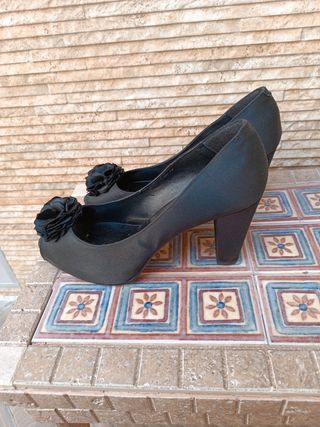OFERTA! Zapatos de tacón de raso