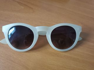 Gafas de sol redondas transparentes