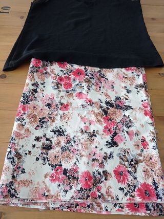 Corte de tela de los años 60.