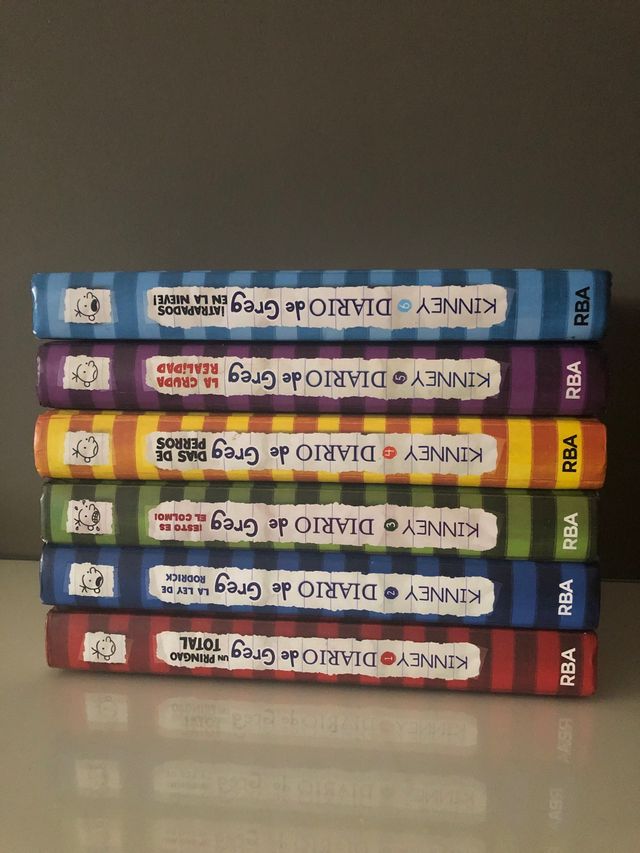 Vendo los 6 primeros libros de el diario de greg
