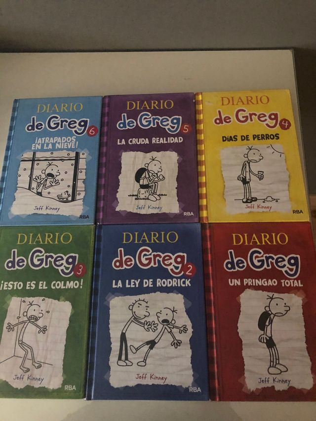 Vendo los 6 primeros libros de el diario de greg