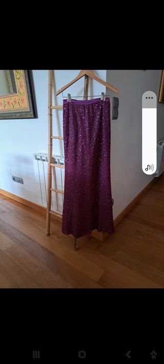 Vestido madrina color Magenta