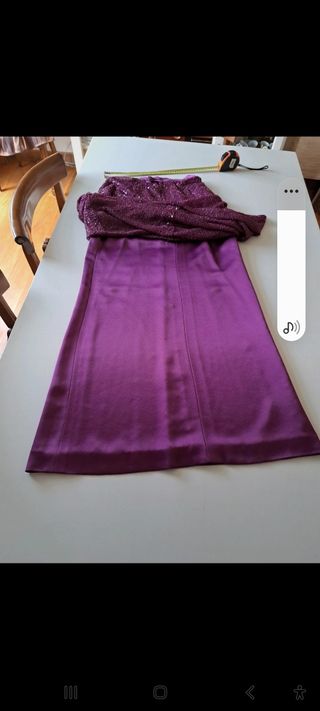 Vestido madrina color Magenta