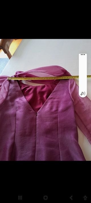 Vestido madrina color Magenta