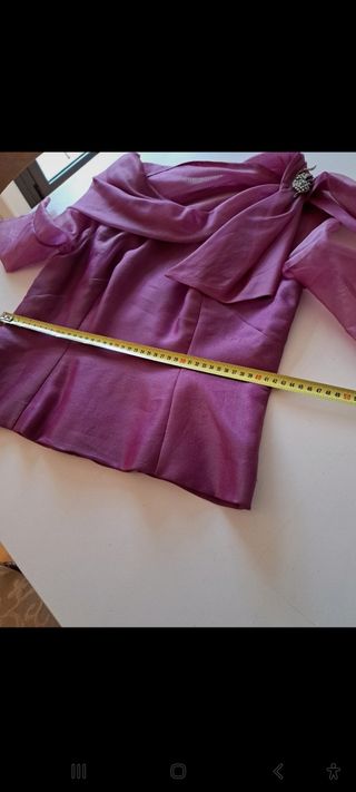 Vestido madrina color Magenta