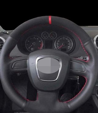 Funda de cuero para volante