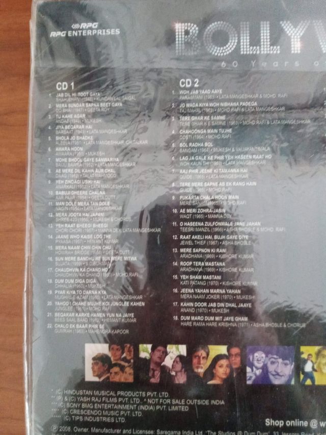 Bolliwood, colonne sonore, 4 cd Edizione limitata