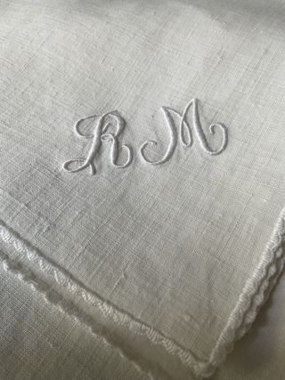 Antiguas servilletas lino