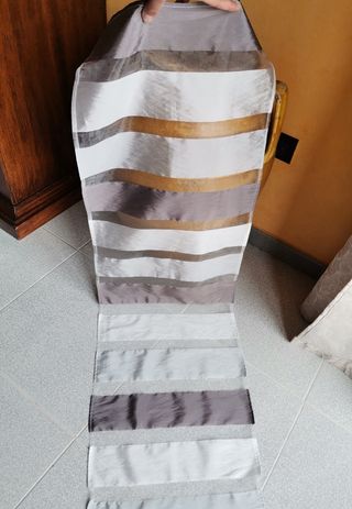 runner tavolo centrino moderno tovaglia grigio