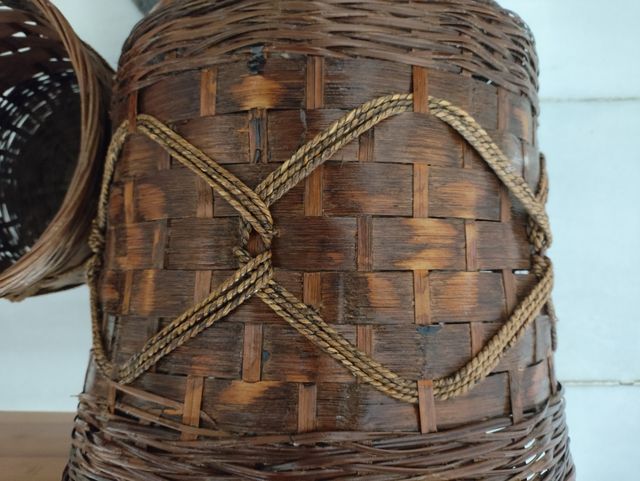 Pack 3 cestos de mimbre