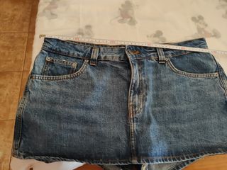 falda pantalón vaquero