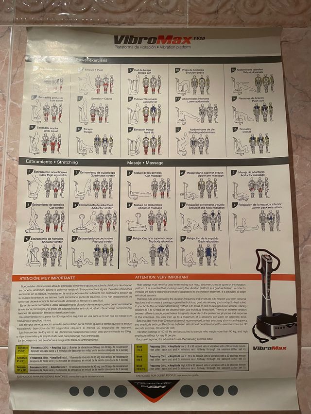 Plataforma vibratoria VIBROMAX YV20