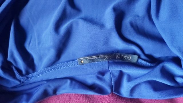 abito Gaudi blu elettrico