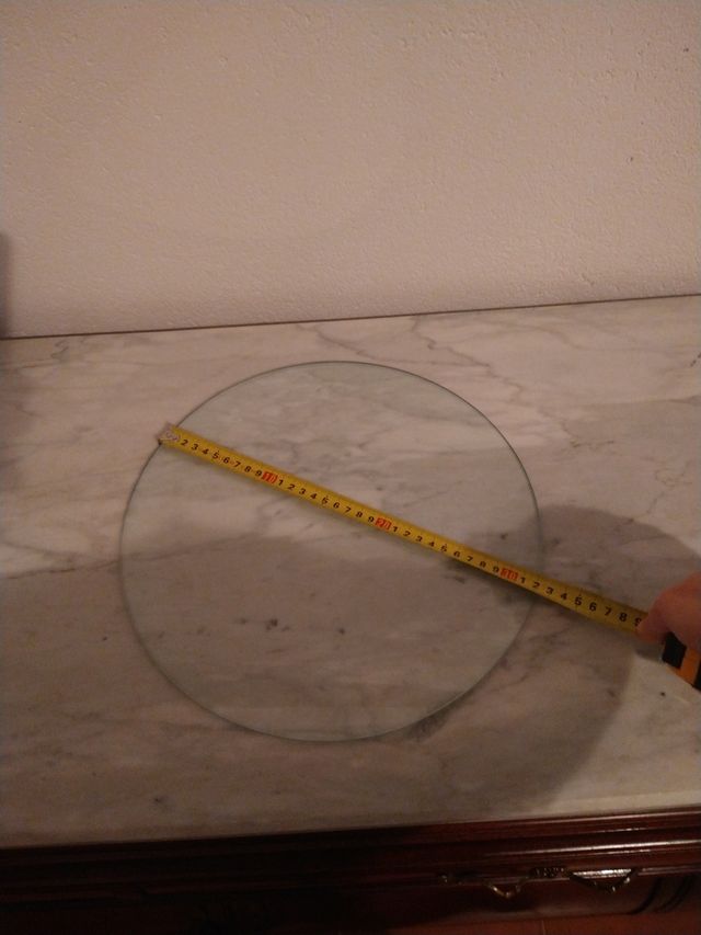 Tapa de cristal de 32 cm de diámetro