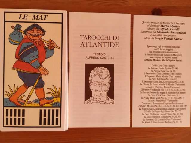 Martin Myster - Tarocchi numero limitato - Firma -