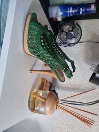 Zapatos Tacón Originales Verdes