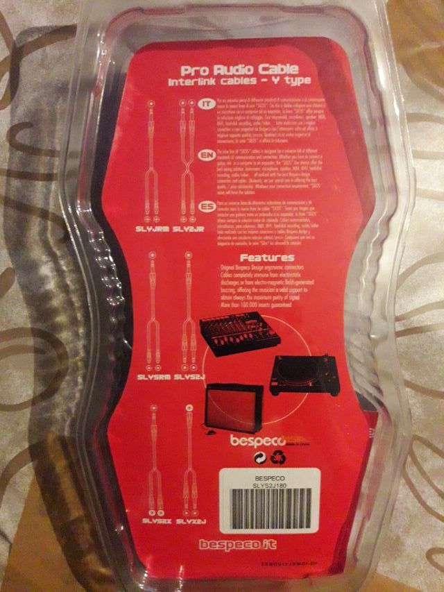 BESPECO INTERLINK SLYS2J - CAVO Y TYPE 1,8 M