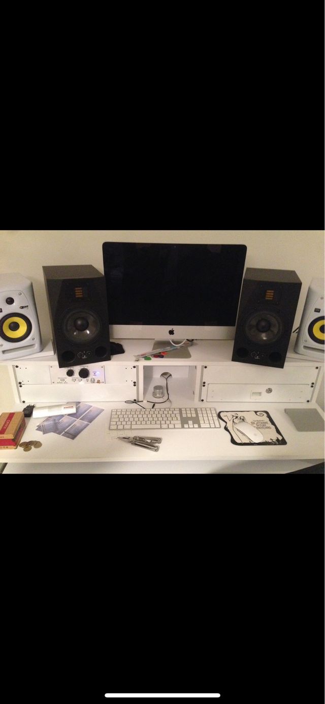 Scrivania Glorious Workbench Bianca