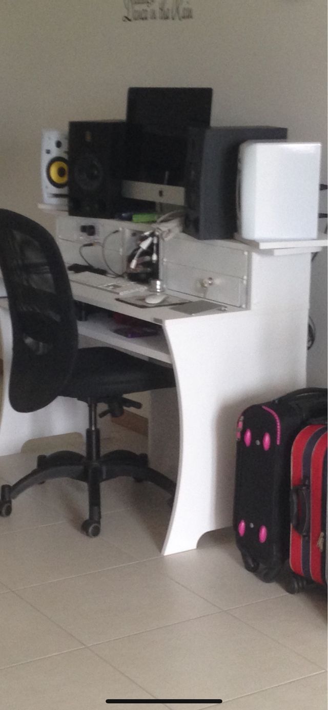 Scrivania Glorious Workbench Bianca