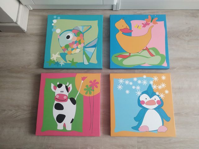 Pack de cuatro cuatros infantiles