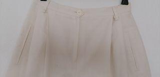 pantalón de bota ancha vintage . blanco
