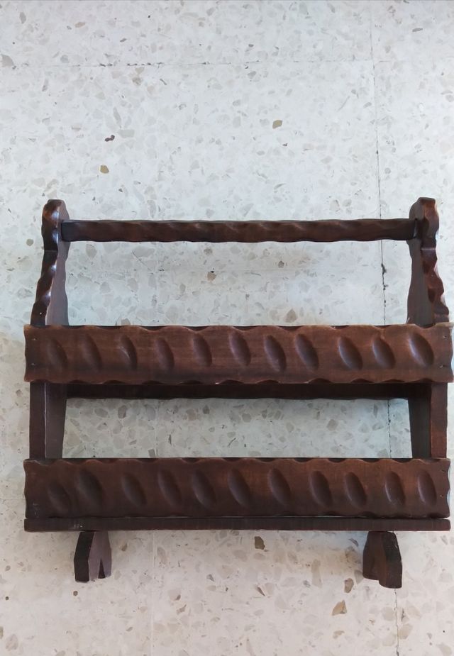 Revistero madera nogal