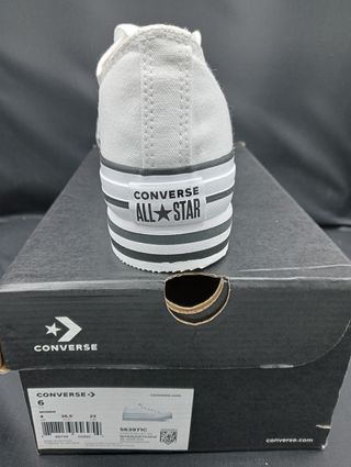converse Eva lift talla 36,5 blancas