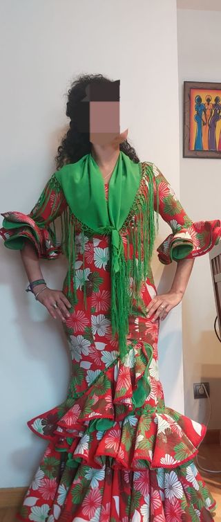 Vestido traje flamenca / gitana