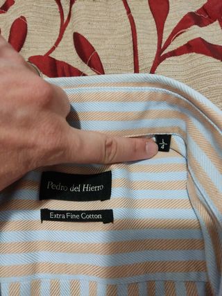 camisa caballero talla L/4 marca PEDRO DEL HIERRO