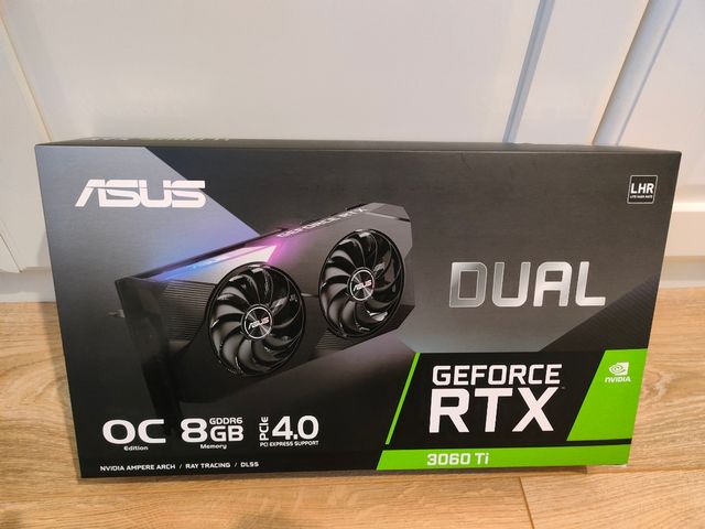 Caja gráfica ASUS GeForce RTX 3060ti OC 8GB