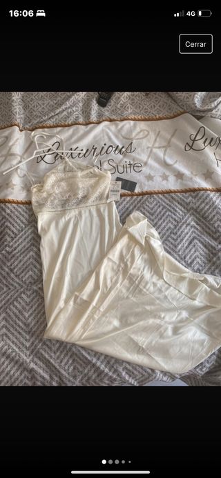 Camisón largo encaje