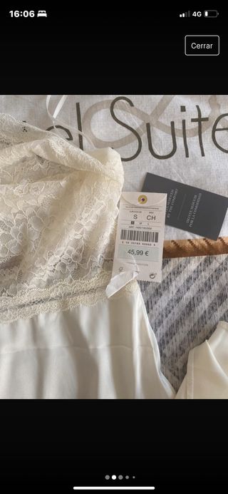 Camisón largo encaje