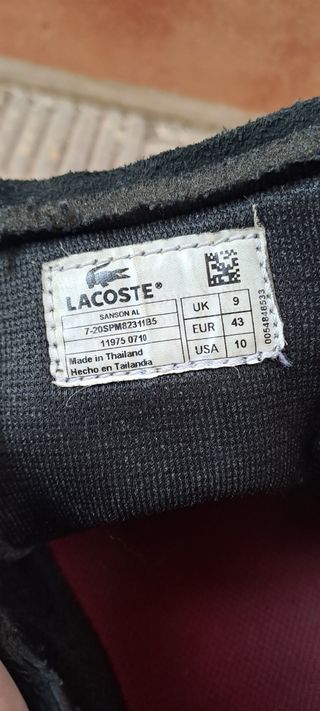 Zapatillas Lacoste