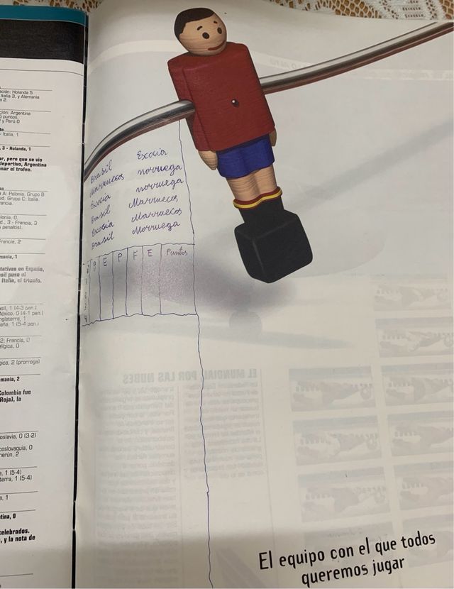 Marca mundial Francia 98.