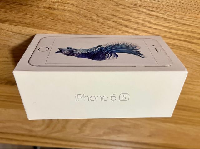 Iphone 6S plateado (con caja)
