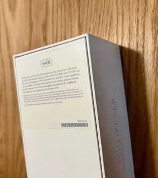 Iphone 6S plateado (con caja)