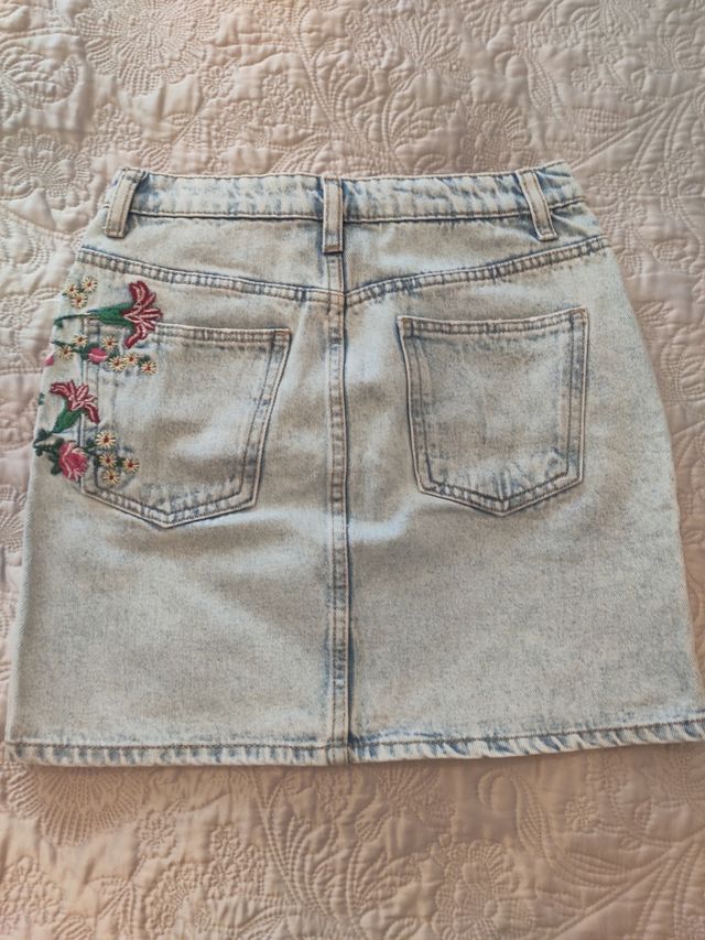 Minifalda vaquera Bershka