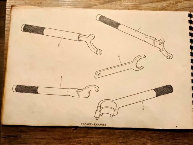 catalogo de herramientas bultaco original  1971