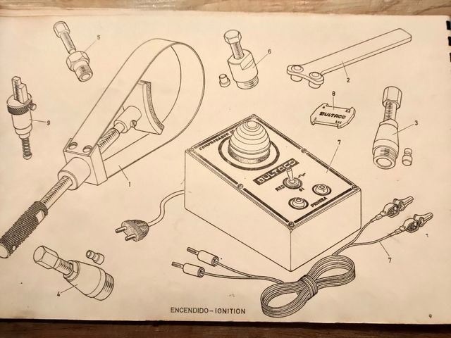 catalogo de herramientas bultaco original  1971