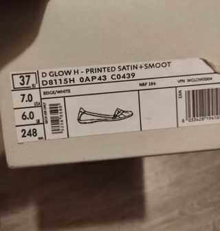 Zapatillas bailarinas geox 37 original